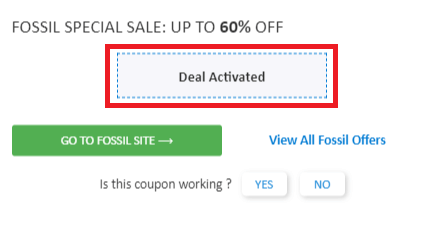 Fossil promo codes