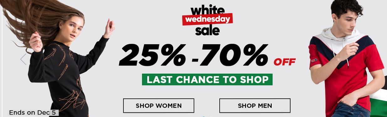 Splash White Wednesday Sale