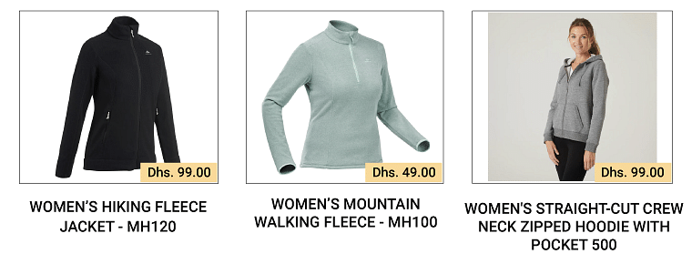 Decathlon women products