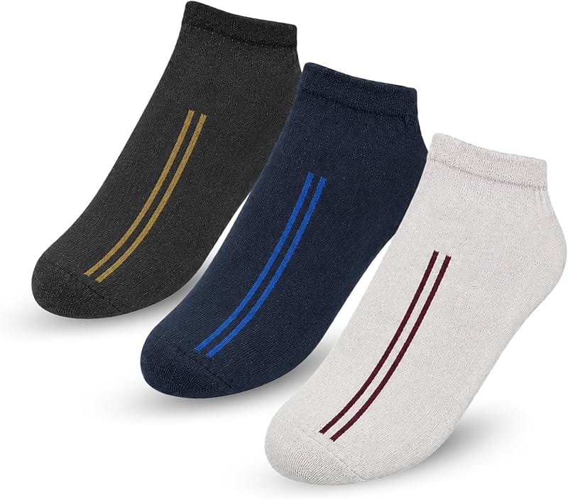 M&S 3 Pack Merino Wool Blend Design Socks