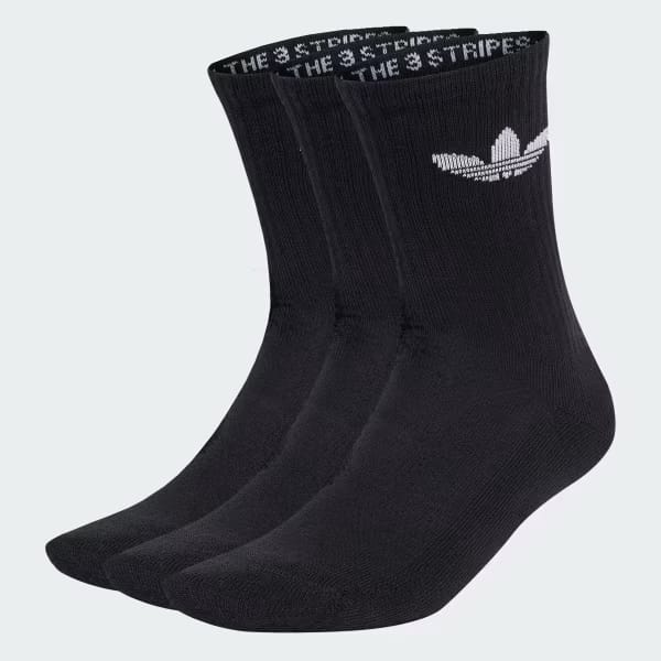 adidas Trefoil Cushion Crew Socks, 3 Pairs adidas sale
