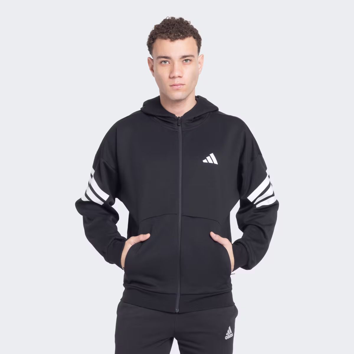 Future Icons 3 Stripes Full Zip Hoodie Adidas sale