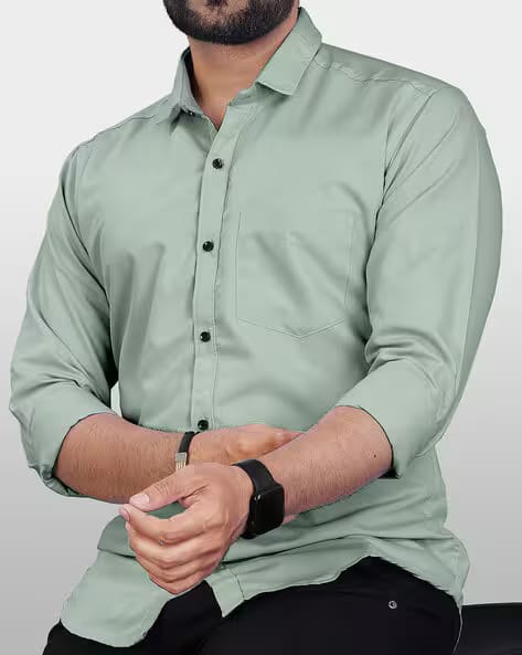 Buda Jeans Co Men Spread-Collar Regular Fit Shirts AJIO sale
