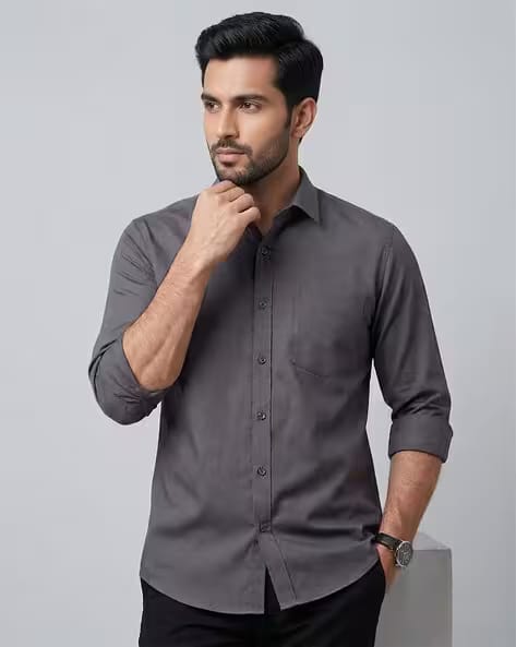 Buda Jeans Co Men Regular Fit Spread-Collar Shirt AJIO sale