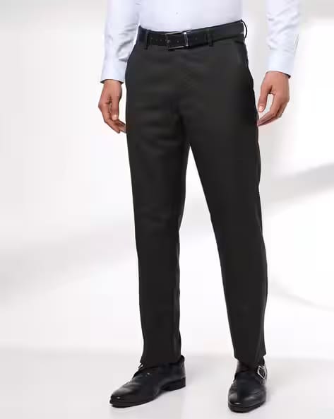 NETPLAY Men Mid-Rise Slim Fit Trousers AJIO sale