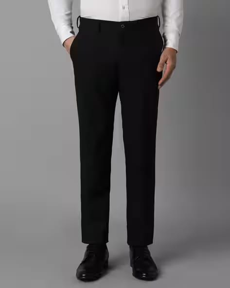 LOUIS PHILIPPE Men Slim Fit Trousers with Insert Pockets AJIO sale