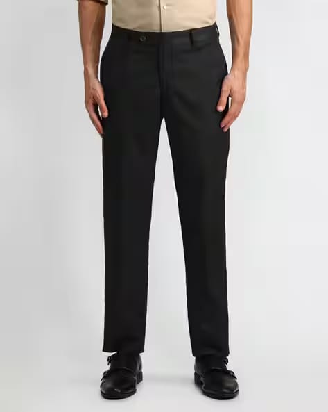 ARROW Men Slim Fit Flat-Front Trousers AJIO sale