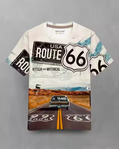 Hellcat Boys Regular Fit Crew-Neck T-Shirt AJIO sale