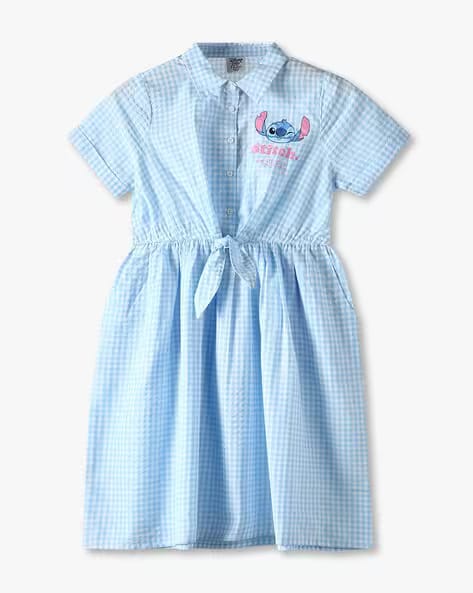 RIO GIRLS Girls Checked Shirt Dress AJIO sale