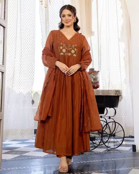 SATRANI Women Saree with Embroidered Border AJIO sale