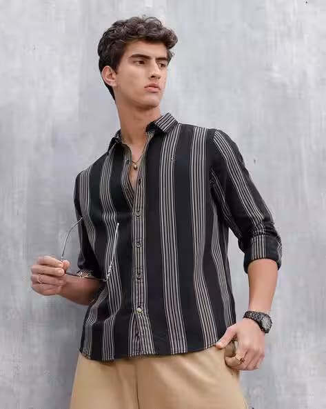 WROGN Men Slim Fit Classic Shirt AJIO sale