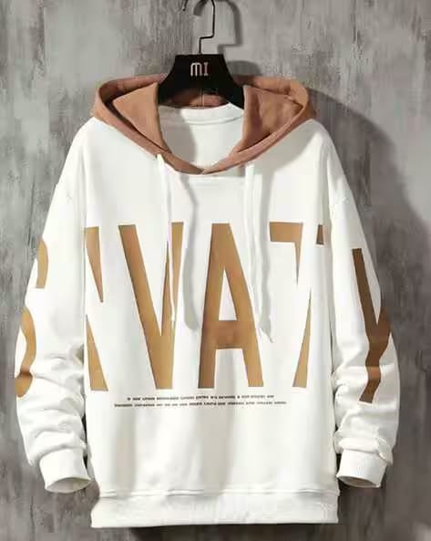 NEONOMAD Men Typographic Print Regular Fit Hoodie AJIO sale