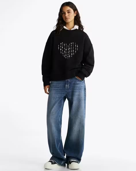 KOTTY Women Regular Fit Graphic Sweatshirt AJIO sale