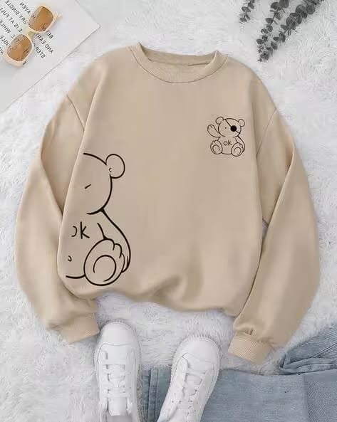Fery London Women Graphic Print Regular Fit Sweatshirt AJIO sale