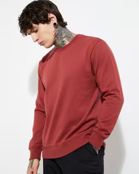 MAX Men Stylised Fit Sweatshirt AJIO sale