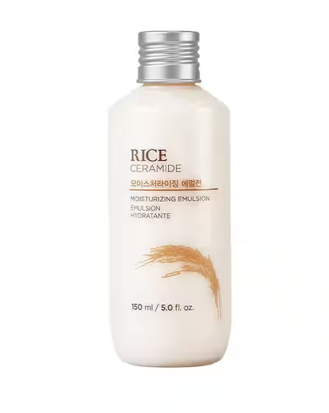The Face Shop Rice & Ceramide Moisturizing Emulsion Cream - Korean Brightening Moisturizer AJIO sale