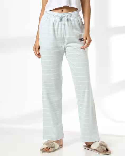 RIO Women Striped Regular Fit Pyjamas AJIO sale