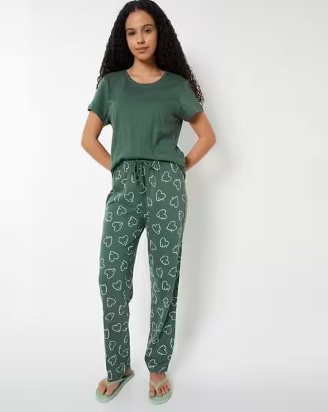 MAX Women Printed Sleepwear Set AJIO sale