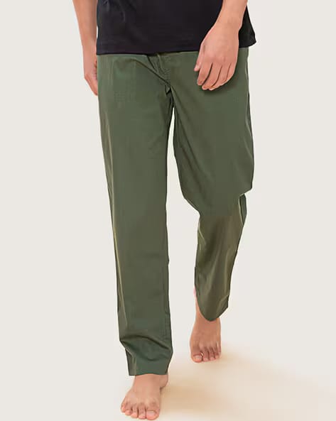 DAMENSCH Stretch Cotton Tapered Woven Pyjamas AJIO sale