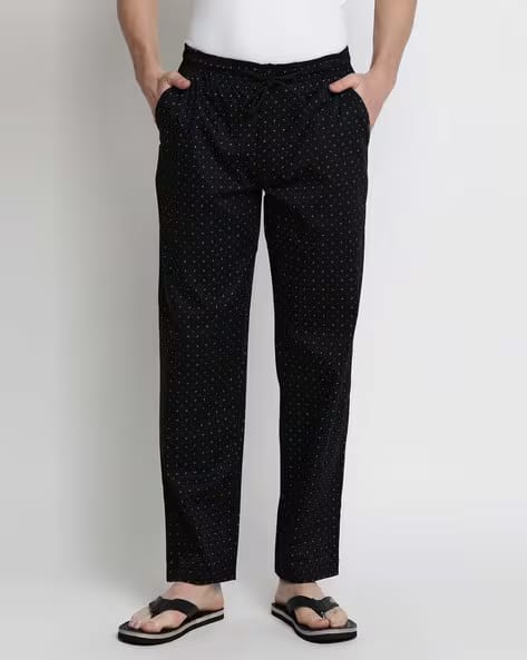 VAN HEUSEN Athleisure Allover Print & Drawstring Waist Pyjamas AJIO sale