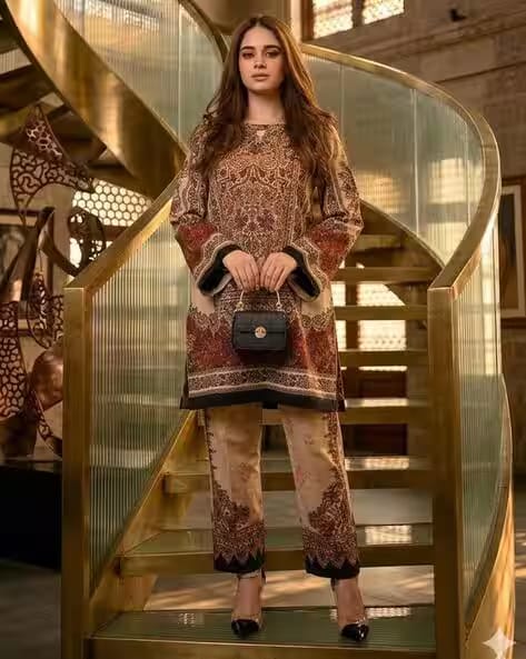 SVARAA Women Printed 2-Piece Co-Ord Set AJIO sale