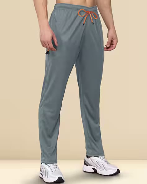 Popmantra Men Straight Track Pants with Insert Pockets AJIO sale