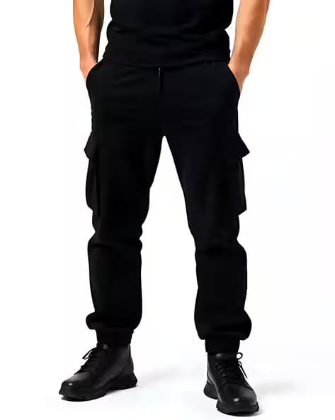 cozy & cove Men Joggers with Elasticated Waist AJIO sale
