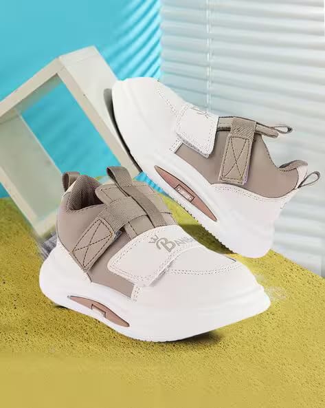 PASSION PETALS Boys Colourblock Sneakers with Velcro Fastening AJIO sale