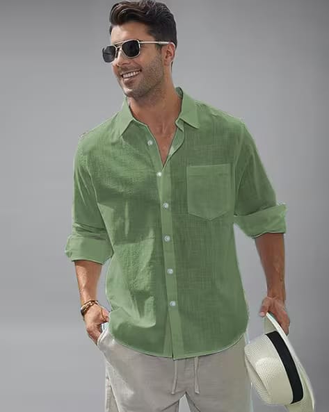 Univibe Men Slim Fit Cotton Shirt AJIO sale