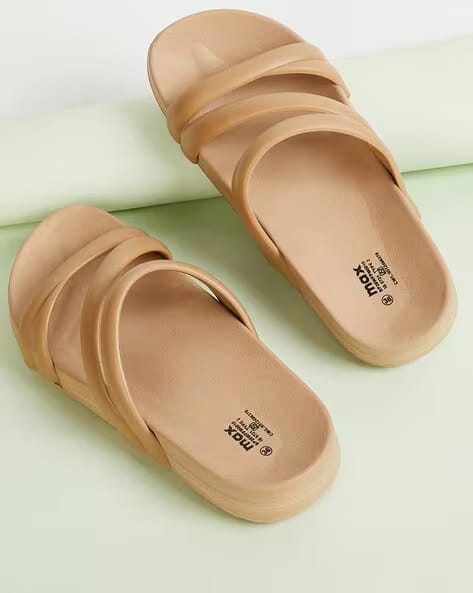MAX Flat Sandals with PU upper AJIO sale
