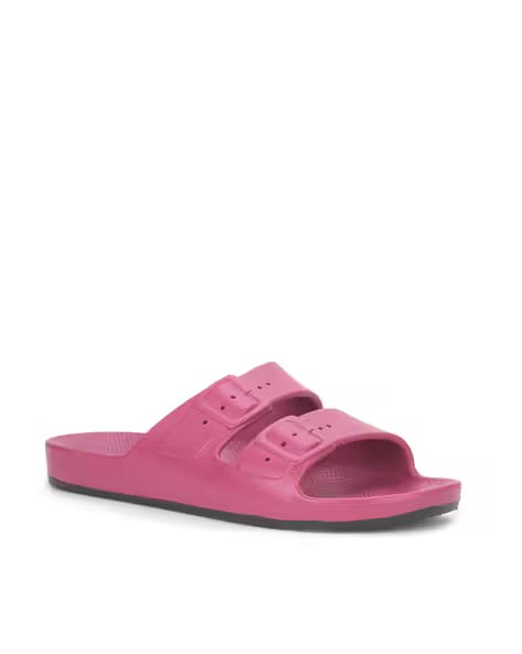 Bata Women Round-Toe Slip-On Sandals AJIO sale