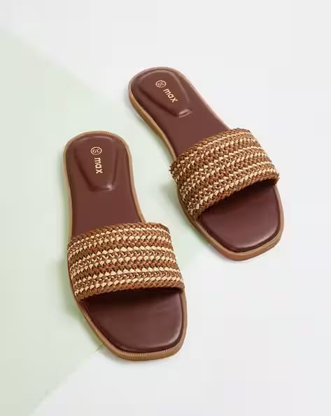 MAX Women Braided Flats AJIO sale