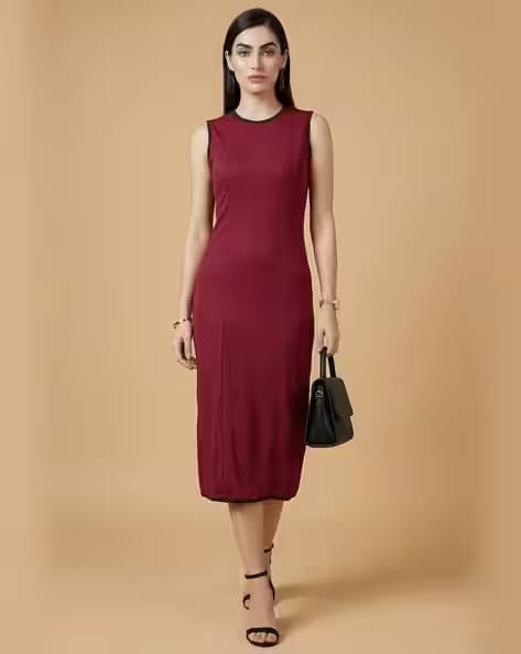 Fyre Rose Women Midi Length A-Line Dress AJIO sale