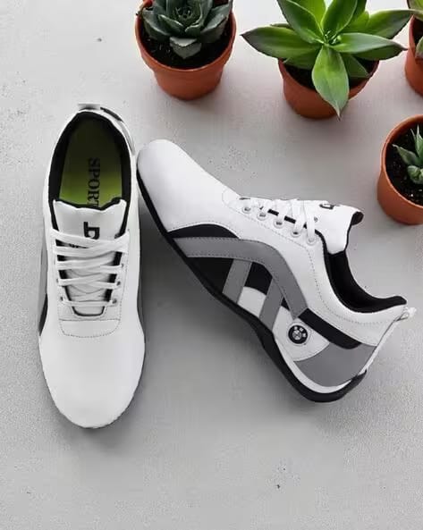 BEEONE Men Round-Toe Casual Shoes with Lace Fastening AJIO sale