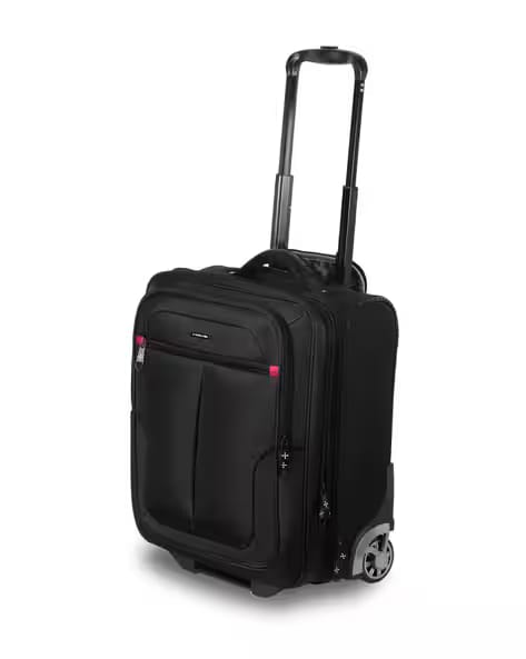 Nasher Miles Unisex Wall Street 2 Wheel Polyester Laptop Cabin Roller Case -DL964 AJIO sale