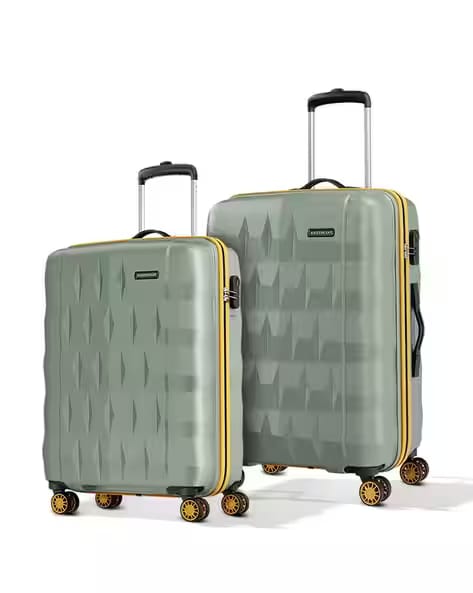 ARISTOCRAT Unisex Comet Set of 2 Trolley Bag Hard Luggage with Combination Lock - S|M AJIO sale