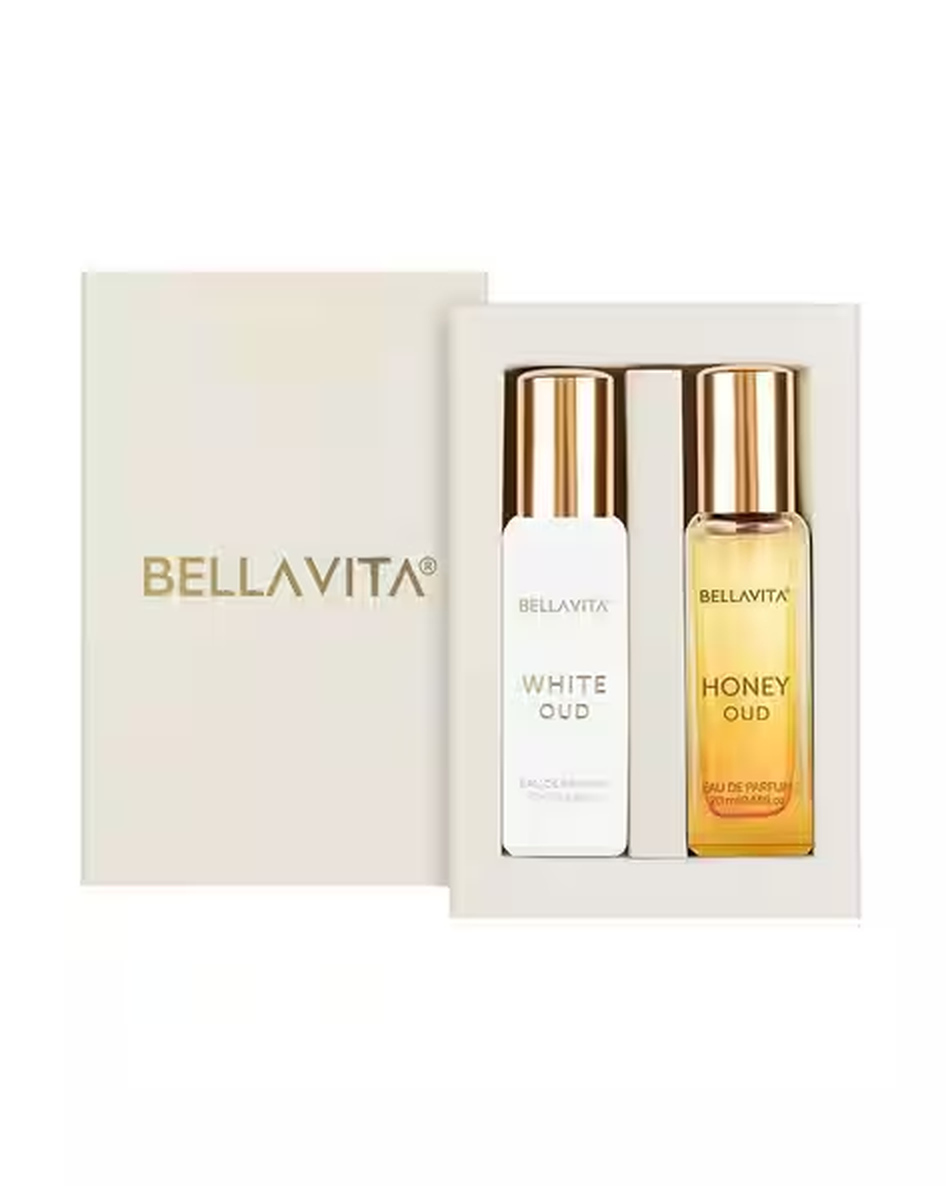 BELLA VITA LUXURY Set Of 2 White Oud & Honey Oud Eau De Parfum Set Unisex Perfume AJIO sale