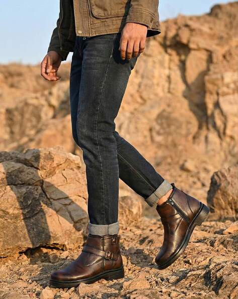 Buda Jeans Co Men Ankle-Length Boots AJIO sale