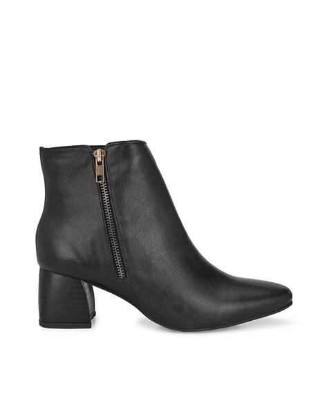 EL PASO Women Ankle-Length Boots with Zip Closure AJIO sale