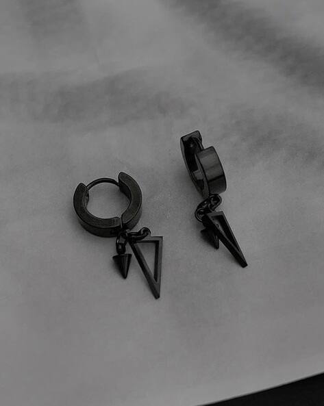 Salty Alpha Men Charm Hoop Earrings AJIO sale
