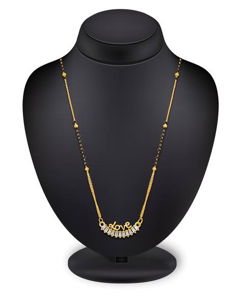 Bevogue BV2600MS Gold-Plated Love-Design Mangalsutra AJIO sale
