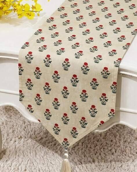 RRC Cotton Floral Table Runner AJIO sale