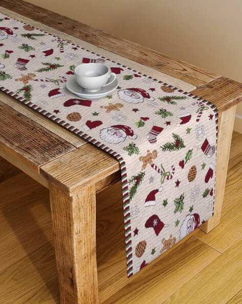 KLOTTHE Printed 6 Seater Table Runner AJIO sale
