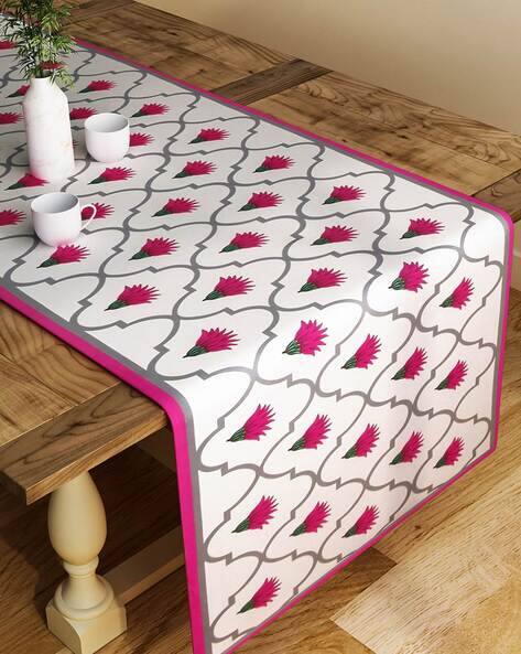 Sej By Nisha Gupta Floral Print Table Runner 78