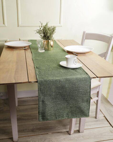 THE CONVERSION Premium Jute Linen Table Runner AJIO sale