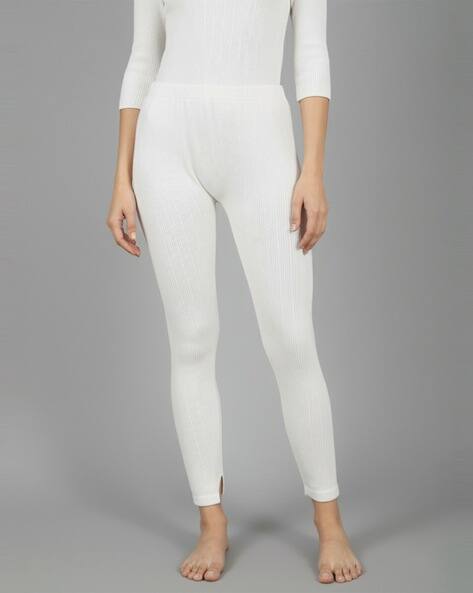 LUX COZI Women Ribbed Thermal Legging AJIO sale