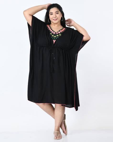 VAAMII Embroidered Kaftan Dress AJIO sale
