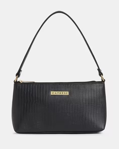 CAPRESE Women Croc Embossed Baguette Bag AJIO sale