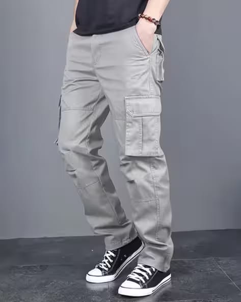Buda Jeans Co Men Mid-Rise Relaxed Fit Cargo Pants AJIO sale