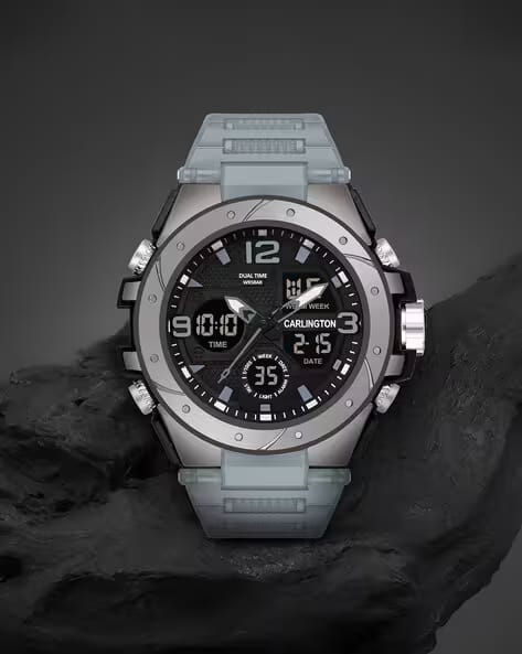Carlington Men Water-Resistant Digital Watch 9105 AJIO sale